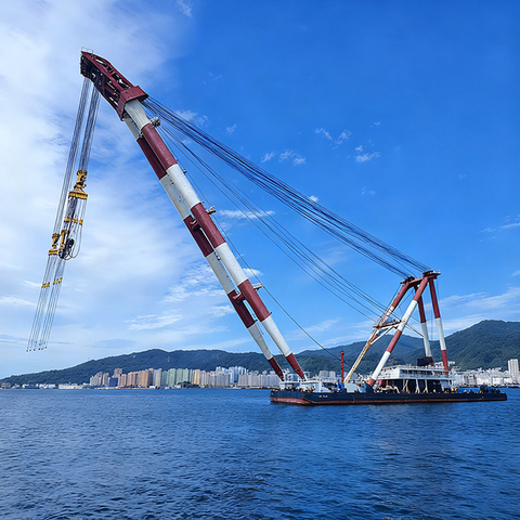 Heavy-Duty A-Shaped Crane for Industrial Applications and Safety