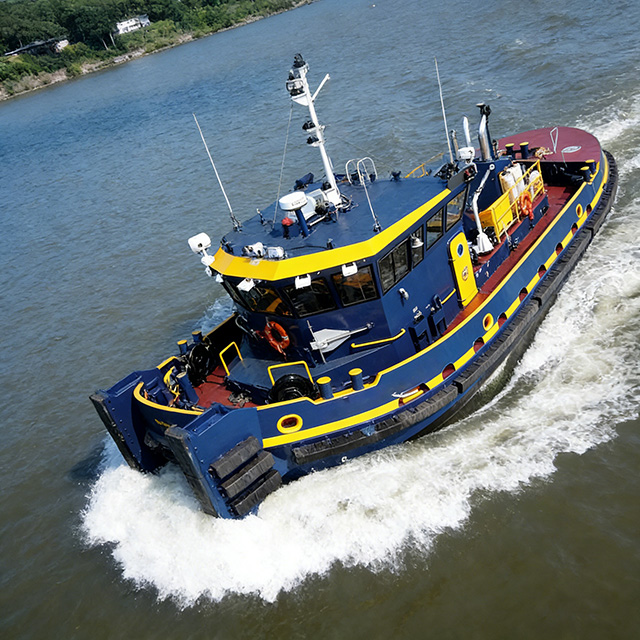 Steel Inland Tugboat – Shallow Draft River Tug for Inland Waterway Towing
