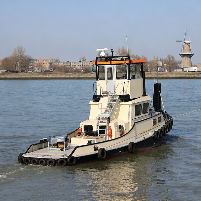 Inland Tugboat for River Towing | Shallow-Draft River Tug | Powerful Inland Waterway Tug Vessel