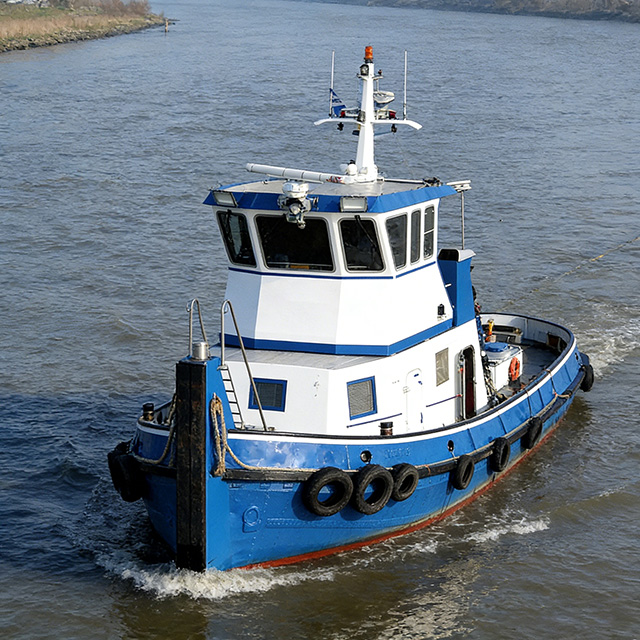 Inland Tugboat for River Towing | Shallow-Draft River Tug | Powerful Inland Waterway Tug Vessel