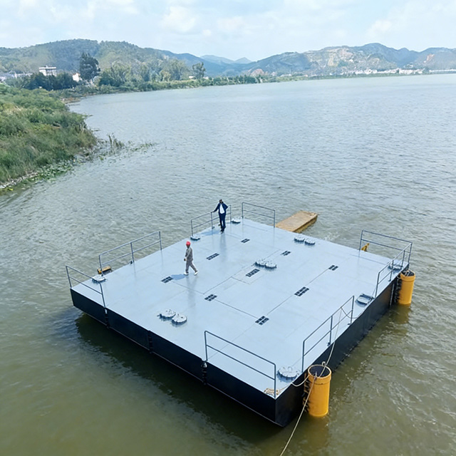 Heavy Duty Modular Barge for Marine Construction and Cargo Transport