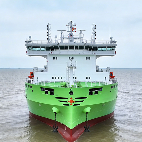 Green Methanol Hybrid Electric Vessel: Extended-Range Inland Cargo Ship for Sustainable Shipping