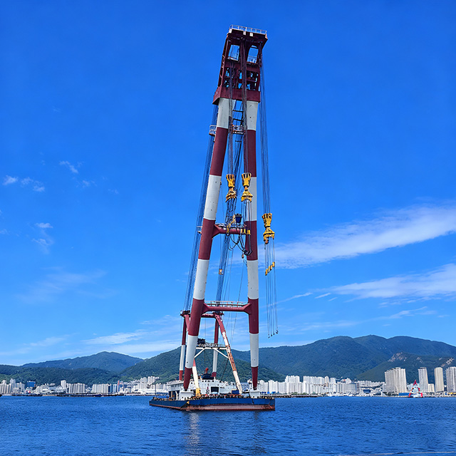 Heavy-Duty A-Shaped Crane for Industrial Applications and Safety