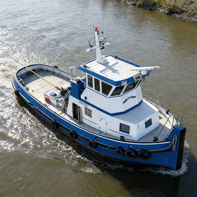 Inland Tugboat for River Towing | Shallow-Draft River Tug | Powerful Inland Waterway Tug Vessel