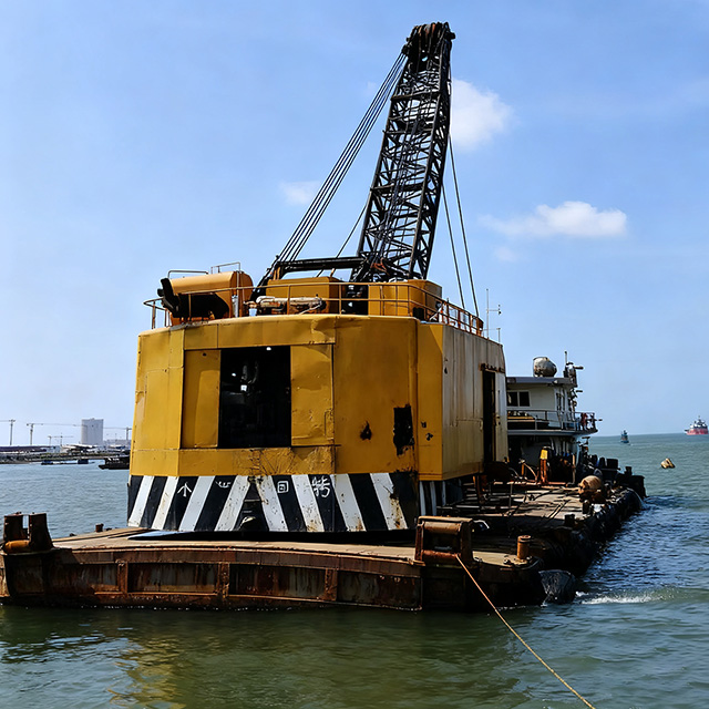 Heavy-Duty Grab Dredger Vessel for Diverse Project Needs