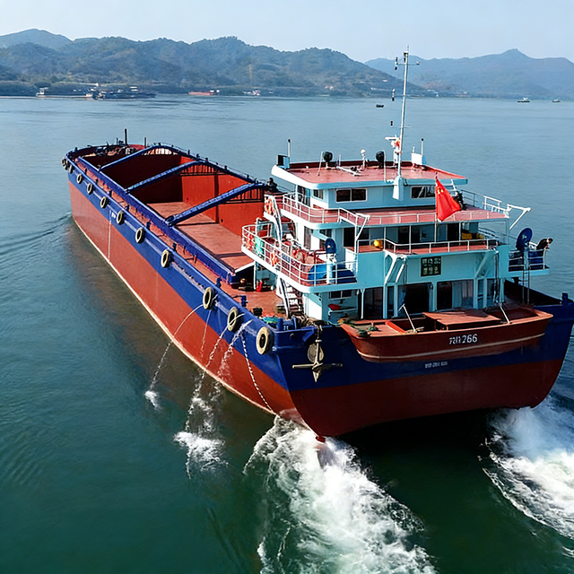 Inland Bulk Carrier | River Bulk Cargo Ship | Shallow-Draft Inland Waterway Bulk Vessel