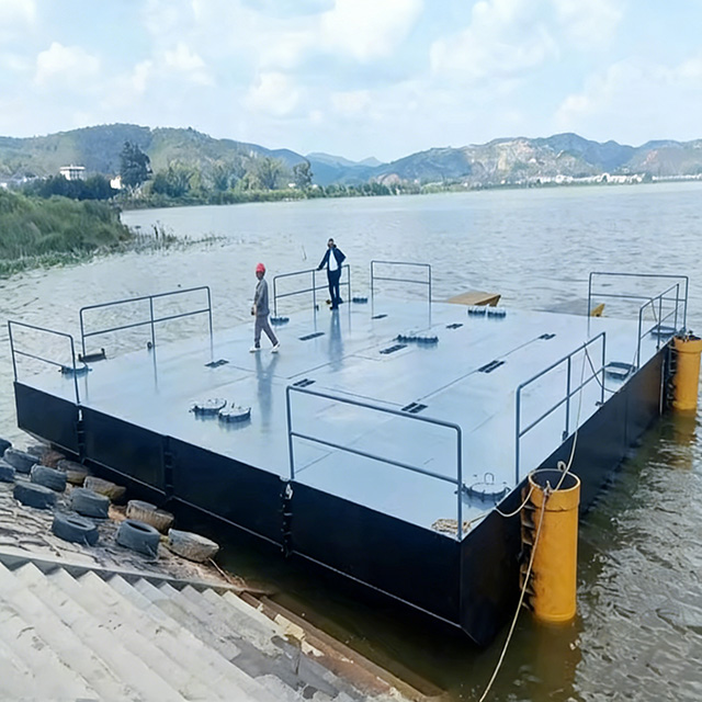 Heavy Duty Modular Barge for Marine Construction and Cargo Transport