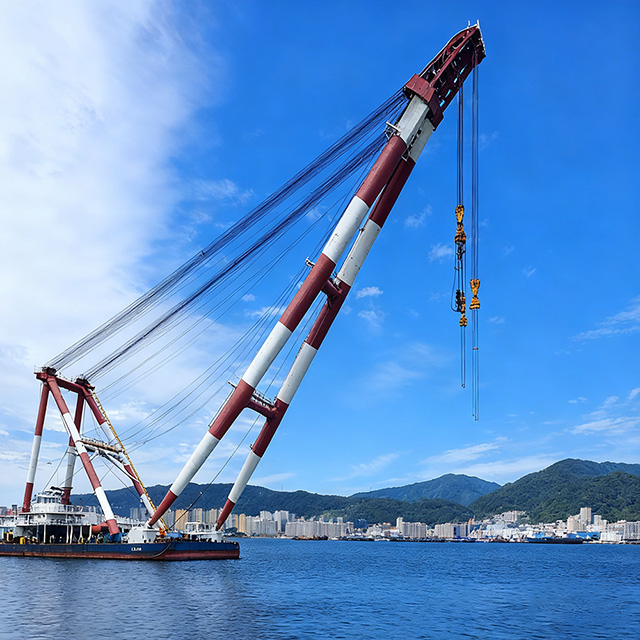 Heavy-Duty A-Shaped Crane for Industrial Applications and Safety