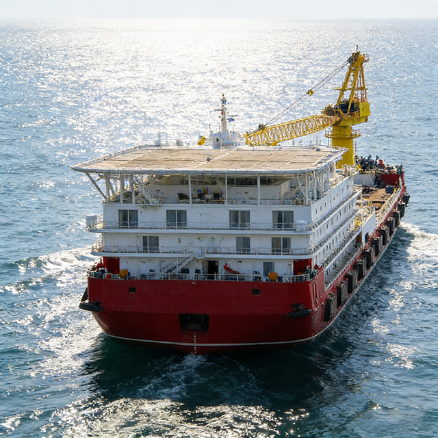 High-Capacity Accommodation Barge | Offshore Living Quarters, Construction Camp & Floating Hotel Platform