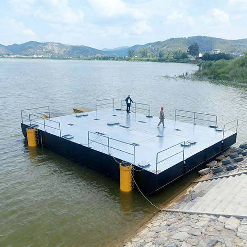 Heavy Duty Modular Barge for Marine Construction and Cargo Transport