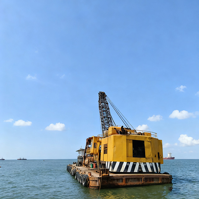 Heavy-Duty Grab Dredger Vessel for Diverse Project Needs