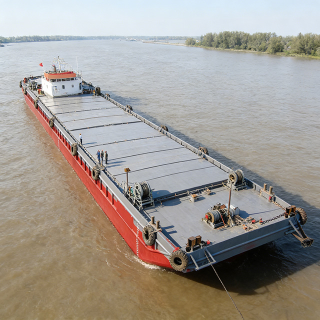 Heavy Duty Deck Barge for Sale | Custom Flat Top Barge