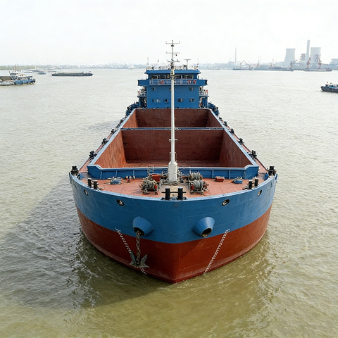 High-Capacity Split Hopper Barge for Dredging, Dumping & Marine Construction