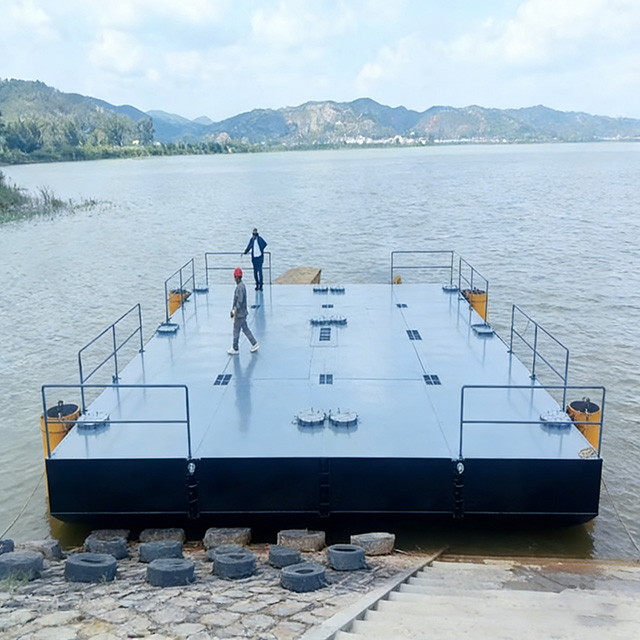 Heavy Duty Modular Barge for Marine Construction and Cargo Transport
