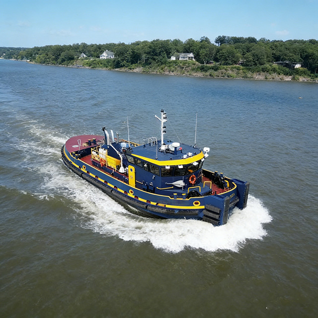 Steel Inland Tugboat – Shallow Draft River Tug for Inland Waterway Towing