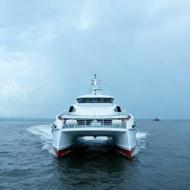 Catamaran Passenger Boat | High-Capacity Tourist Ferry for Islands & Rivers